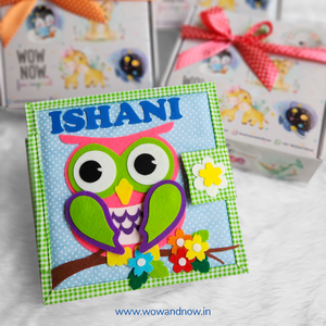 Personalized Montessori Educational Kids & Toddler Activities - (Owl)